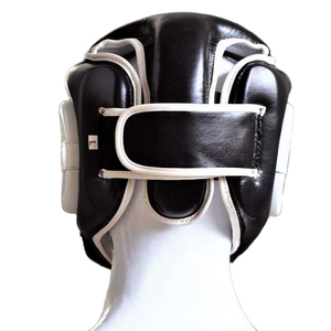 Casque en cuir personnalisable pour homme avec design unique, logo de marque privée, protège-tête de boxe, style classique, service OEM - Product Image 4