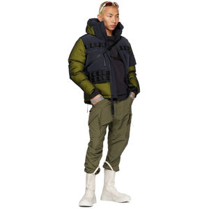 OEM <b>Men's</b> Tactical Techwear Hooded Puffer <b>Jacket</b> Water Resistant Winter Outdoor <b>Jacket</b> Custom Outdoor Techwear Insulated Puffer - Product Image 6