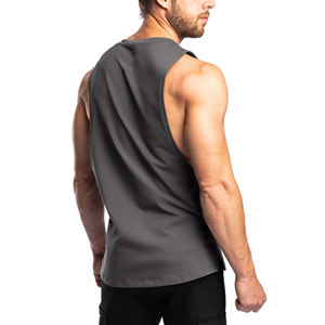 Débardeur de sport sans manches pour homme, coupe ajustée, pour musculation, entraînement, fitness et athlétisme, vente en gros personnalisée - Product Image 2
