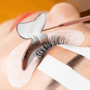 Miroir d'inspection des cils réglable et personnalisé, mural, en acier inoxydable plaqué or, pour maquillage quotidien et extensions de cils - Product Image 6