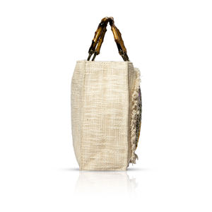 Grand sac fourre-tout rétro pour femme avec motif floral, sac à bandoulière pour femme pour les voyages et le shopping - Product Image 2