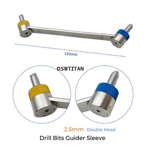 Universal <b>Drill</b> <b>Guide</b> Double <b>Drill</b> Sleeves 2.5mm/3.2mm Double Ended Veterinary Orthopedic Instrument by Dentavex - Product Image 1