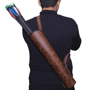 En gros, Flècheira de tir à l'arc en cuir véritable de qualité supérieure, fabriquée en usine, tailles et couleurs personnalisées - Product Image 2