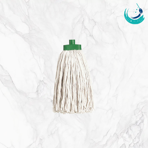 KSR High Quality Cotton White Yarn Socket <b>Mop</b> <b>Heads</b> with Four Colour Clip Holder for Floor Cleaning System Cut End - Product Image 4