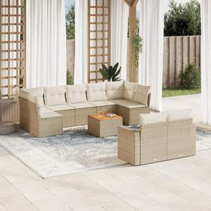Ensemble de canapés de jardin beige - Product Image 1