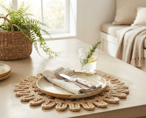 Sets de table ronds tressés en rotin naturel pour table à manger, décoration de table pour Thanksgiving et Noël, export en gros - Product Image 3