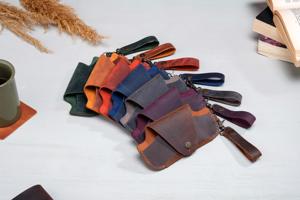 Handmade Genuine Leather <b>Glasses</b> Pouch Luxury Soft Cowhide Case Slim Vintage Sunglasses Cover Spectacles Bag LGC-0072 - Product Image 6
