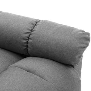 เก้าอี้ปรับเอนสีเทาอ่อน โพลีเอสเตอร์ 100% โครงเหล็ก ขนาดมาตรฐาน โครงสร้างไม้อัด - Product Image 6