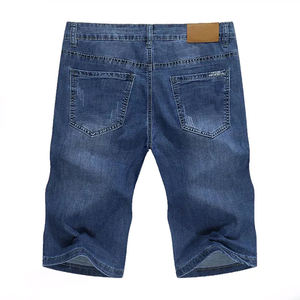 Shorts en jean déchirés pour hommes, taille mi-haute, style décontracté, coupe ample, pour l'extérieur, mode estivale, streetwear - Product Image 2