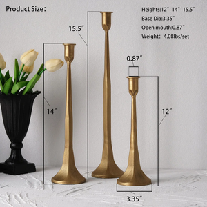 Aluminum Handmade Eco-Friendly Durable Scented Heat Resistant <b>Candle</b> Holder for Wedding Centerpieces and Home & Hotel Decor - Product Image 3