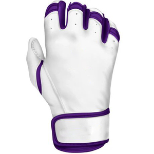 Guantes de Béisbol de Cuero con Puño Corto y Logotipo Personalizable para la Posición de Receptor, Equipo de Protección para Manos de Adultos - Product Image 4