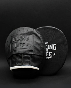 Professional Leather <b>Focus</b> Mitts Boxing Training <b>Pads</b> Hand Target Shield For Kickboxing Martial Arts Coach - Product Image 2