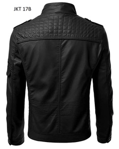 New Design Comfortable Best Selling Men's Fashion Leather <b>Jacket</b> New Design Blue Leather for Winter Winter <b>Jacket</b> For Men - Product Image 4