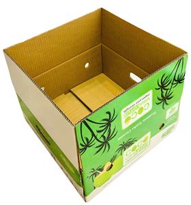 Caja de Cartón de Coco Vietnamita de 5 Capas, Resistente al Agua, con Recubrimiento UV de Doble Cara, Hecha con Materiales Reciclados, Apta para Alimentos, para Agricultura - Product Image 5