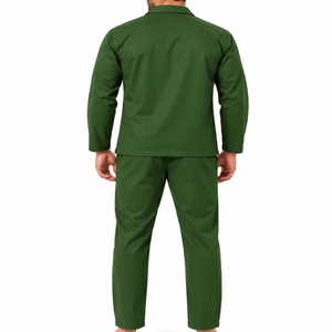<b>Men</b>’s Sleeping Suit With Long Sleeve Top And Matching Trousers Comfortable Fit Classic Crew Neck Premium Outfit Sleeping Suit - Product Image 2