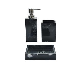 Juego de Accesorios de Baño de Resina de 4 Piezas, Diseño Ecológico de Lujo 2026, para Uso en Hogar y Hotel, Calidad Premium, Personalizable OEM - Product Image 3