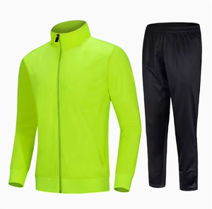 Ensemble de survêtement deux pièces pour homme, personnalisé, uni, effet délavé, respirant, léger, compressif, extensible dans les quatre sens, coupe ajustée, pour la gym - Product Image 1