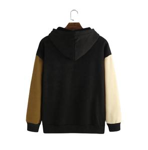 100% algodón streetwear línea larga casual transpirable de talla grande sudaderas con capucha para hombre sudadera 465GSM zip up streetwear chaqueta suéteres - Product Image 2