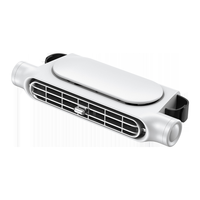 Ventilateur de refroidissement universel pour siège arrière de voiture avec chargement Type-C, 3 vitesses réglables, ventilateur portable pour dossier de siège, pour berlines, SUV et camions