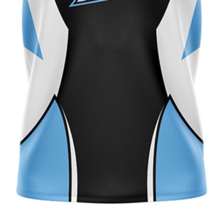 Conjunto de Camiseta de Fútbol Personalizada Unisex Azul y Blanca para Invierno, Número 10, Impresión Sublimada, Cuello en V, Manga Corta, Absorbe la Humedad en Cuatro Direcciones - Product Image 3