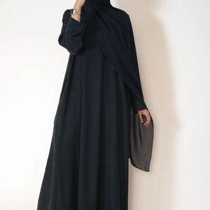 Proveedor OEM de Abayas de Chifón de Alta Calidad Profesional, Ropa Moderna y Modesta, Natural, para Tiendas Departamentales y Negocios de Importación de Moda - Product Image 3