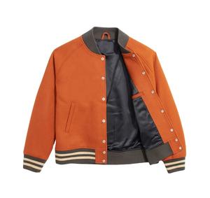 Chaqueta universitaria de béisbol de lana para hombre con bordado de chenilla personalizado, abrigo universitario, chaqueta de lana de invierno con bordado para exteriores - Product Image 3