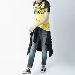 Camiseta de Hombre con Estampado Gráfico Abstracto en la Parte Delantera, Sublimación, Manga Corta, Cuello Redondo, Tejido de Punto, Corte Regular, 100% Estilo Urbano - Product Image 3