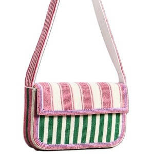 Elegante Bolso de Hombro con Cuentas y Diseño Floral, Bolso de Moda para Mujer, Ideal para Fiestas y Uso Diario, Bolso Bandolera - Product Image 5