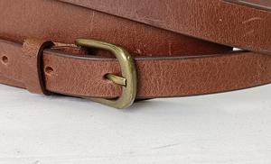 Cinturón de Cuero Genuino de Vaca con Hebilla de Aleación Estilo Western, Elegante, Duradero y Versátil para Abrigo - Product Image 5