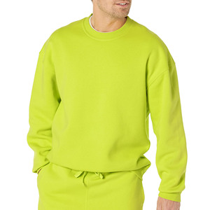 Sudadera suave de forro polar para hombre, jersey de manga larga, ropa de invierno, estilo casual y relajado, puños y dobladillo acanalados, estilo urbano, para gimnasio y entrenamiento. - Product Image 2