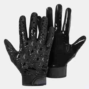Guantes Completos Azules de Poliéster Antideslizantes para Exteriores Unisex para Todas las Estaciones con Cierre de Gancho y Bucle con Estampado Digital - Product Image 5