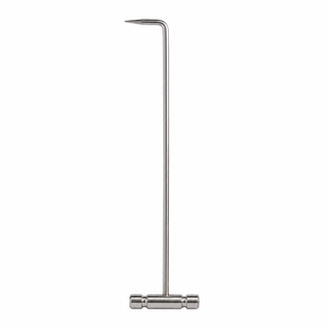 Curette dentaire équine avec manche en T en acier inoxydable, disponible dans toutes les sortes et tailles, outils vétérinaires pour la dentisterie équine - Product Image 1