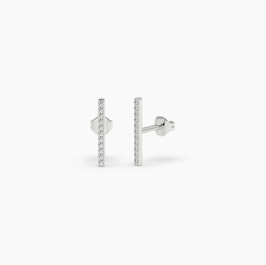 ต่างหูเพชรแล็บโกรว์ดีไซน์เนอร์ 14KT ทองคำชุบวินเทจ รับรองโดย IGI เครื่องประดับชั้นดีสำหรับผู้หญิง เหมาะสำหรับงานแต่งงานและงานปาร์ตี้ - Product Image 5