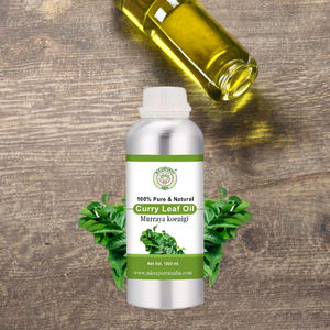 Aceite esencial de hoja de curry puro 100% para el crecimiento del cabello y el cuidado de la piel Suministro a granel destilado de vapor natural con opción de etiqueta privada - Product Image 3