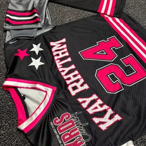 Camisetas de Baloncesto con Bordado por Transferencia de Calor y Diseño de Color Personalizado, Ropa Deportiva con Logotipo Impreso, Manga Corta, Tallas Grandes - Product Image 2