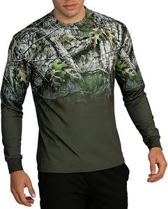 เสื้อเชิ้ตพรางลายสำหรับล่าสัตว์ แขนสั้น ยูนิเซ็กซ์ ระบายอากาศ แห้งเร็ว ต้านเชื้อแบคทีเรีย สำหรับฤดูร้อน พิมพ์ลายแบบซับลิเมชั่น - Product Image 1