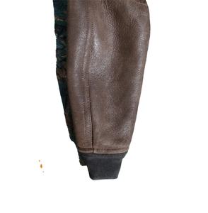 แจ็คเก็ตหนังวัวแท้ลายผ้าแคนวาสปี 2024 สกรีนโลโก้ได้ตามต้องการ ทรงเข้ารูป แขนยาว แฟชั่นฤดูหนาวสำหรับผู้ชาย รับผลิตแบบ OEM - Product Image 2