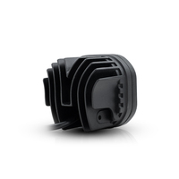 Roadpower (RP-FOG-380) 6000K 4 Faros Antiniebla LED de Alta Intensidad con Lentes, Ajustables, Rotación Multiángulo, Alto Rendimiento, IP65