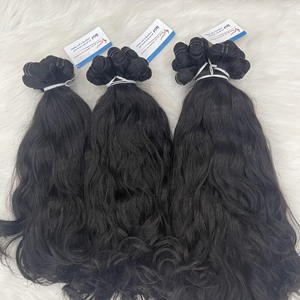 Hot Deal Cheveux bruts vietnamiens En stock grande quantité Paquets de cheveux ondulés bruts naturels cheveux non transformés n ° 1 au Vietnam Fournisseur de cheveux - Product Image 3