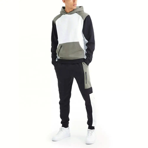 Conjunto Deportivo de Dos Piezas para Hombre, Personalizado OEM ODM, Algodón, Precio de Fábrica, Ropa Deportiva Urbana, Transpirable - Product Image 1