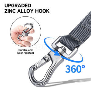 Laisse légère pour animaux de compagnie avec poignée souple, matériau durable et conception anti-emmêlement pour les promenades quotidiennes et les séances d'entraînement - Product Image 3