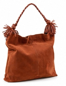 Bolso Tote de Gamuza Premium para Mujer, Estilo Vintage, con Asa Trenzada y Borlas, Gran Capacidad, Étnico y Moderno - Product Image 2