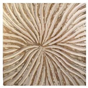Panneau mural en bois de manguier sculpté à la main |   Design géométrique complexe |   Traditionnel |   60x90 cm |   Vente en gros à Moradabad |   Aqudus Saleem - Product Image 4