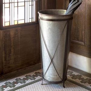 Porte-parapluie robuste en fer avec bac de récupération d'eau amovible pour entrée de maison, bureau, hall d'hôtel, usage commercial - Product Image 6