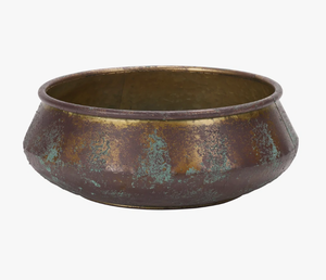 Maceta redonda de Metal de hierro Vintage, maceta rústica para jardín interior y exterior, maceta redonda decorativa para Decoración - Product Image 2