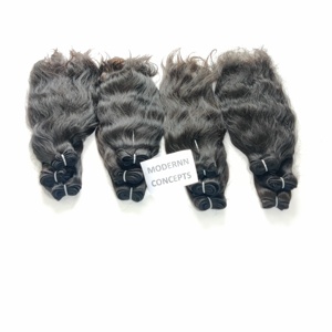 Vietnamese Raw Unprocessed Hair Wavy Bundles Raw Virgin Cambodian Hair Vendors Super Double Drawn 100% Indian Human Hair - Product Image 6