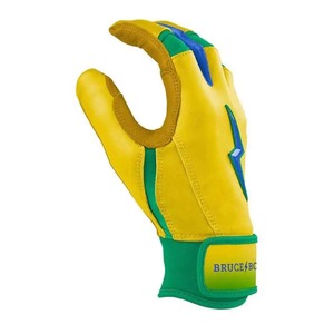 Cuff Leather Batting Gloves <b>Hook</b> Loop Closure Wrist Support Lightweight Durable Premium Baseball Softball - Product Image 6