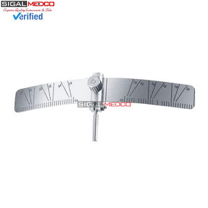 Règle de mesure pour implants dentaires, guide de localisation, localisateur de positionnement chirurgical, jauge d'angle, autoclavable, en acier inoxydable, manuel - Product Image 5