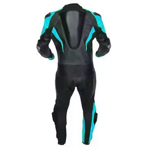 Combinaison de course en cuir pour homme, une pièce, imprimée sur mesure, vêtements de sport pour motard GP, protection blindée CE, respirante, coupe-vent - Product Image 3