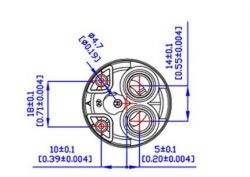 Cartucho de cerámica CAP0027 35 mm OD - Product Image 3